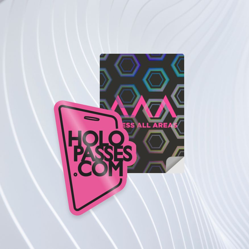 Sticky Pass Backstagepässe | Holopasses