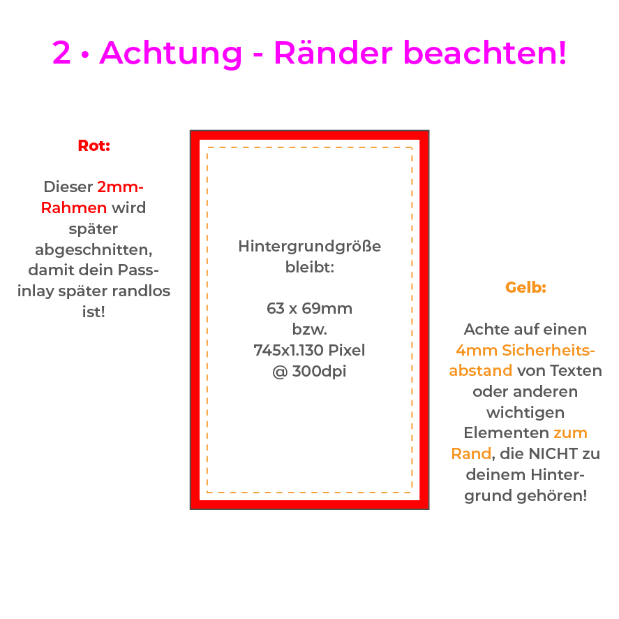 Budget Laminate Backstage Pässe Compact mit Langloch, ab 10 Stück | Holopasses