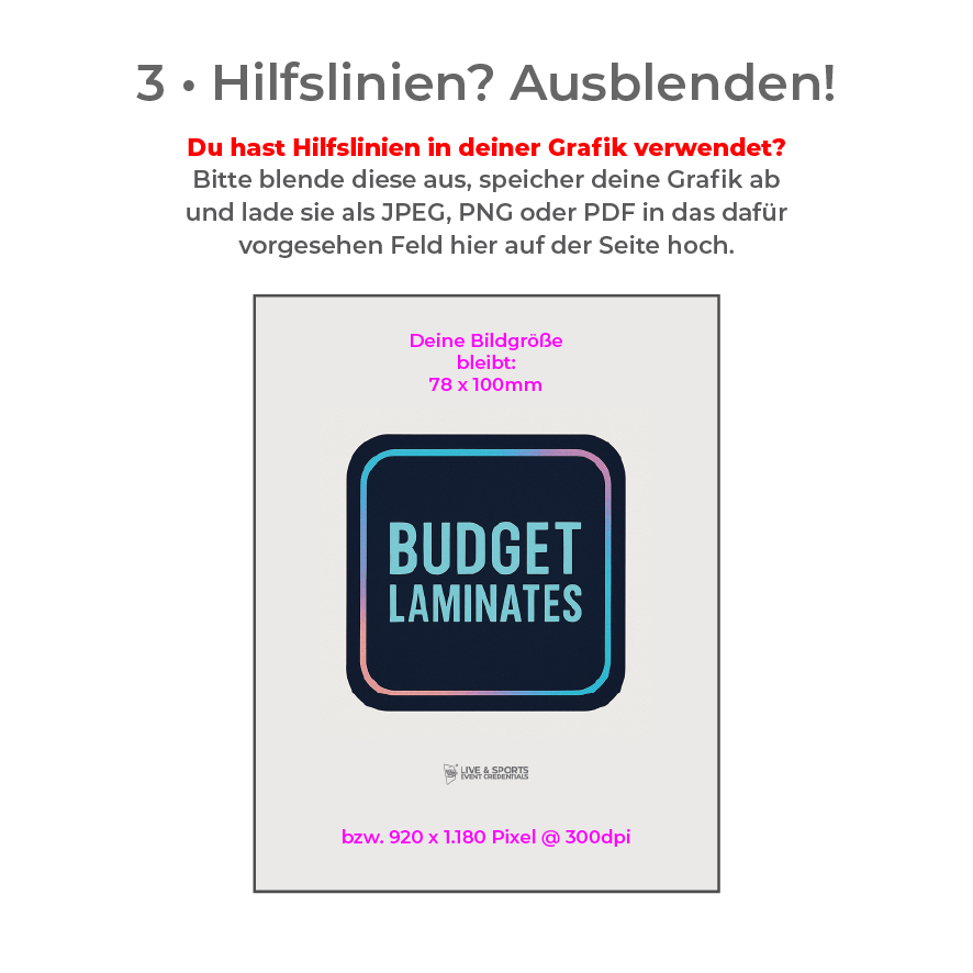 Preiswerte Backstage Pässe Holopasses | Ideal für Konzerte & Festivals