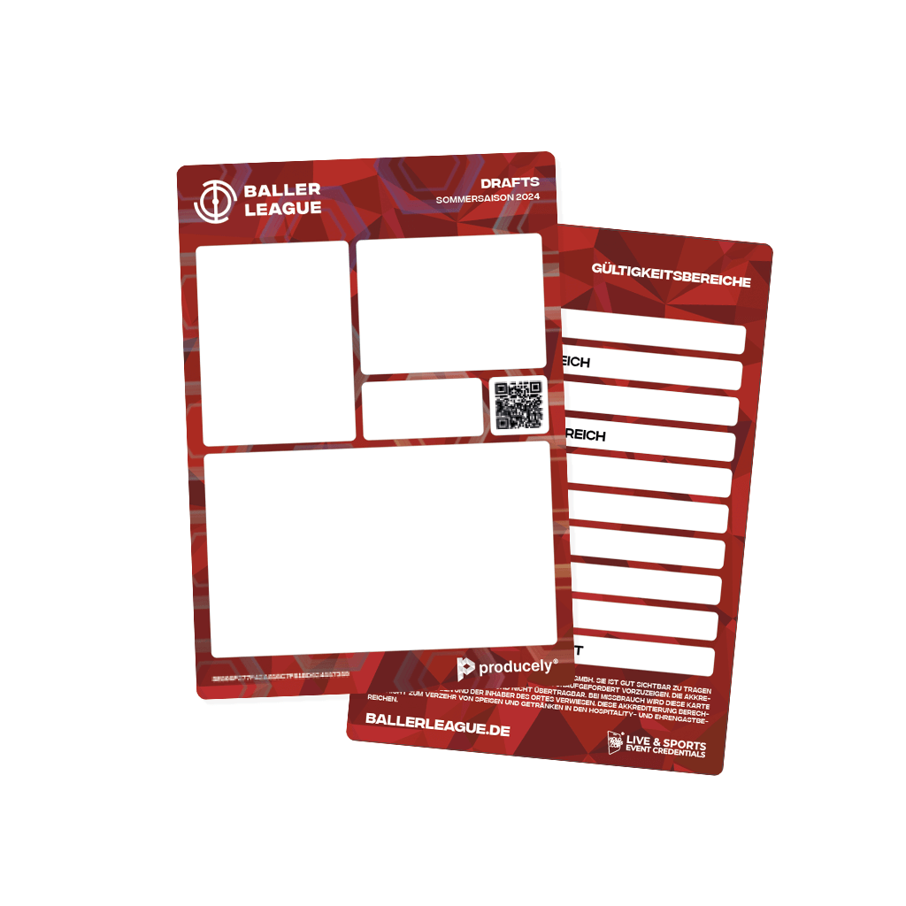 Sportpass Ausweis Inlay für Vereine & Events | Holopasses