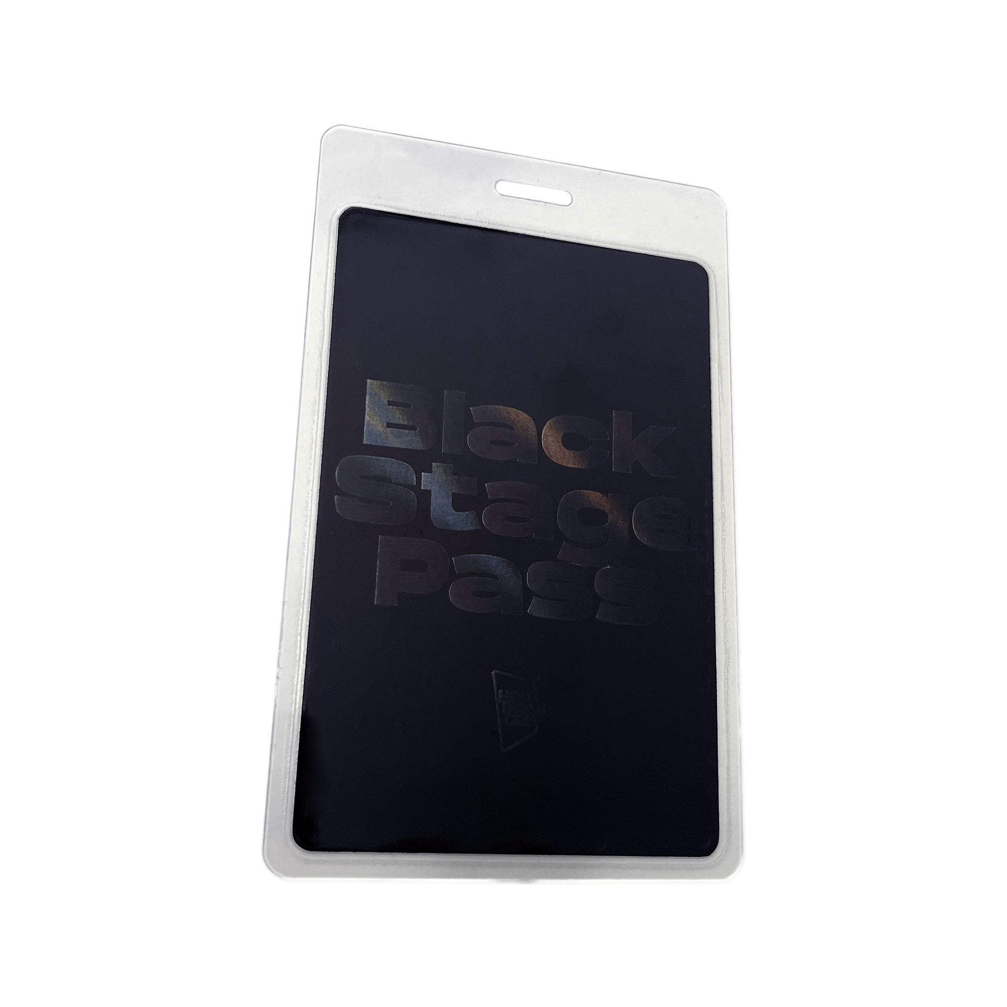 Backstagepässe Blackstagepass Laminat aus Recyclebaren