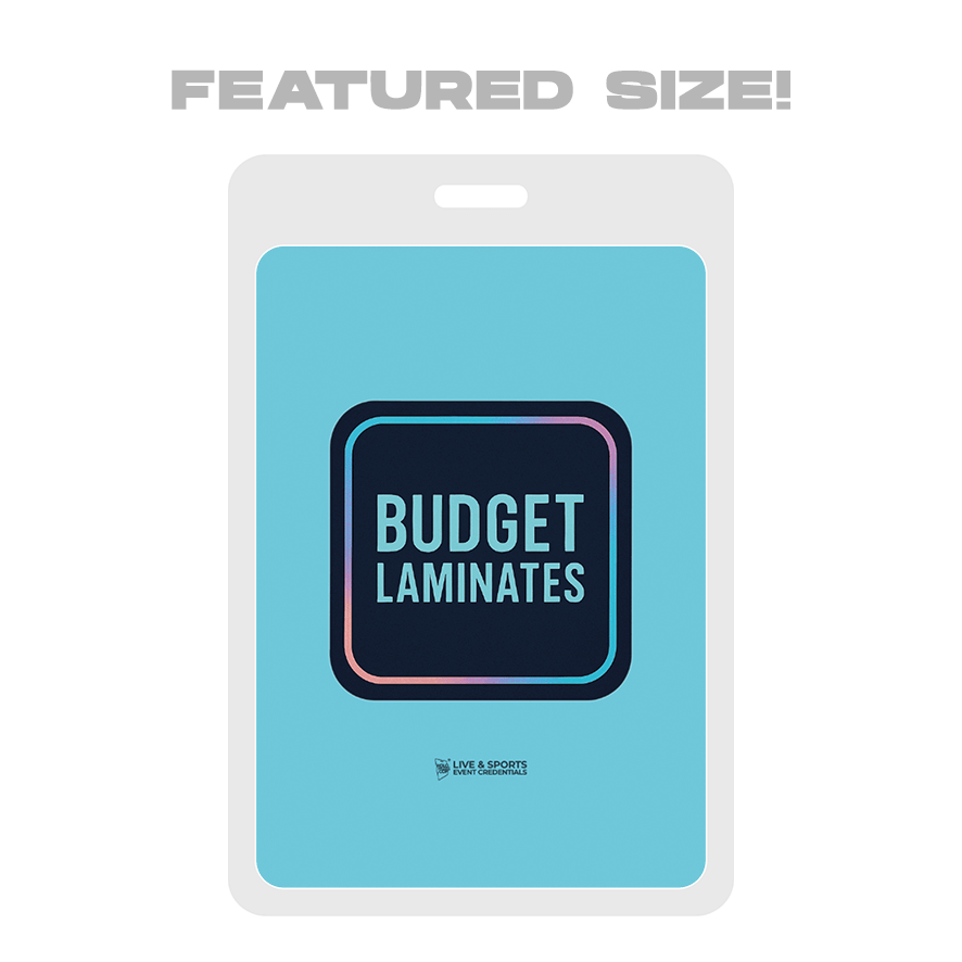 Budget Laminate Pass • Special Size 80x120mm (ab 10 Stk.)