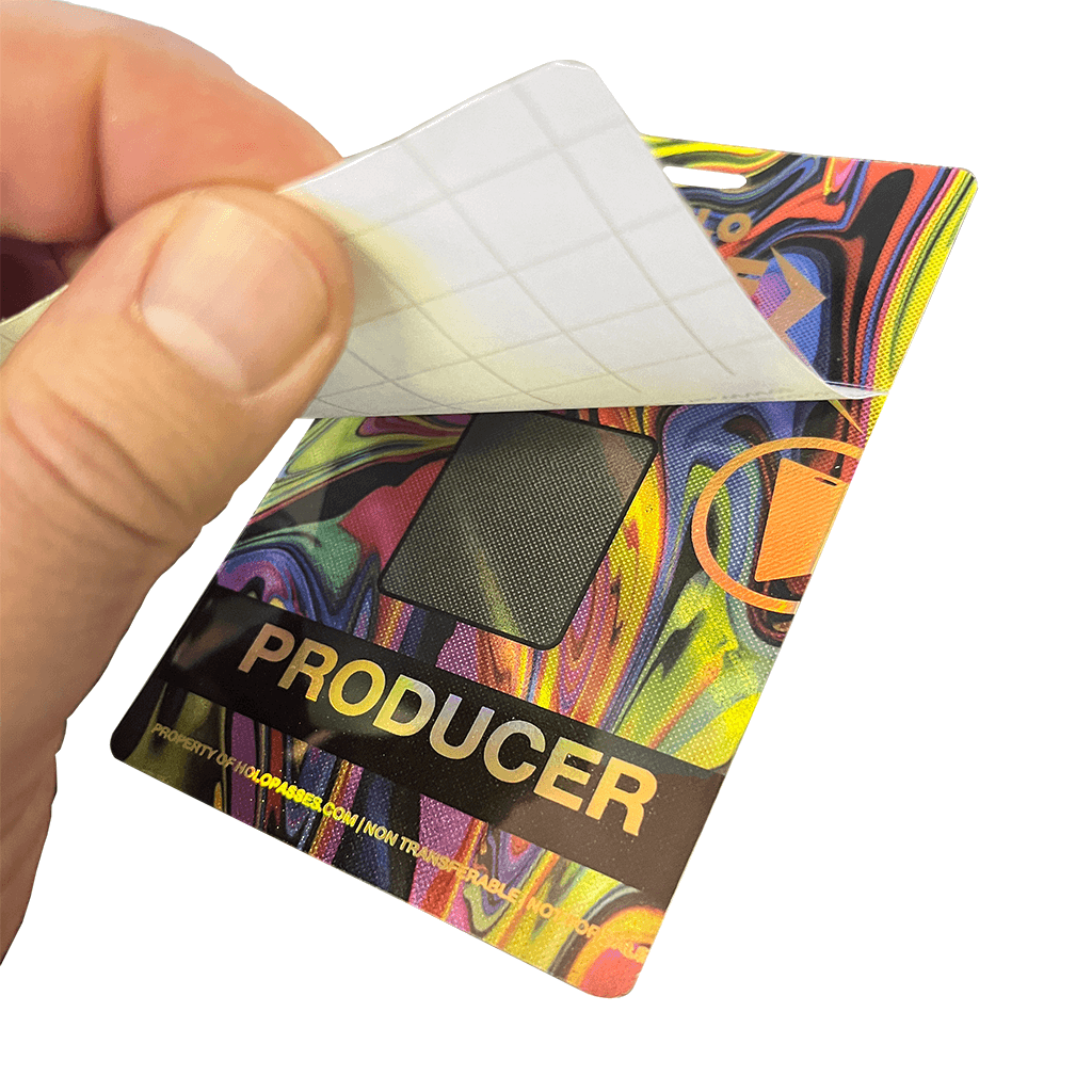 Backstagepässe mit Kaltlaminat