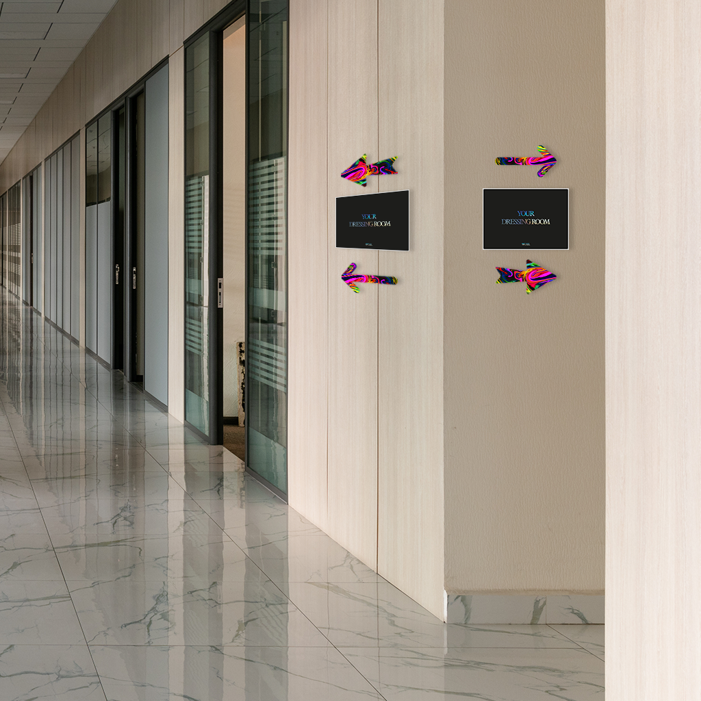 Orientierungsschilder laminiert für Künstler, Crew & VIPs | Holopasses