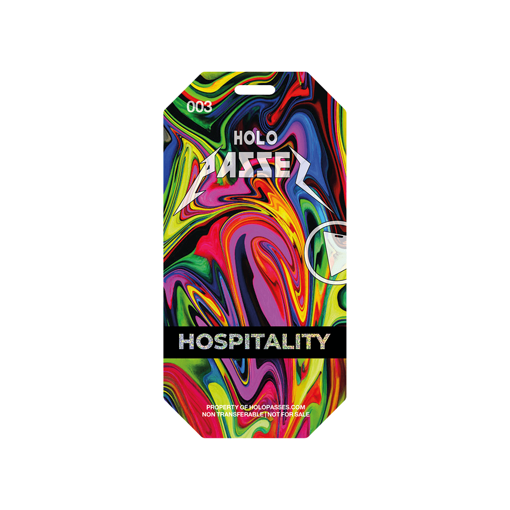 Backstage Pass Framecut Stretched Octagon