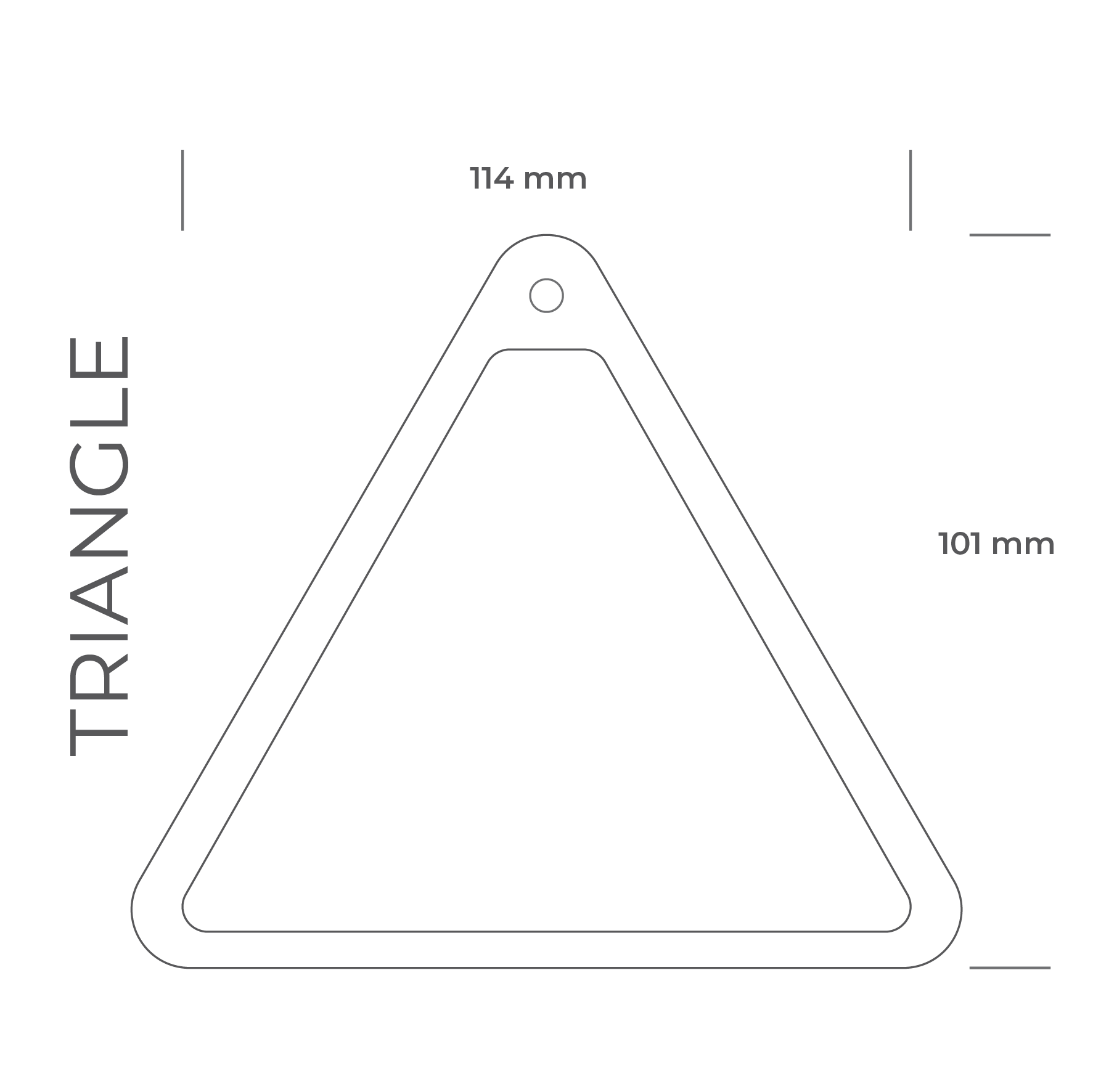 BACKSTAGEPASS LAMINATE TRIANGLE
