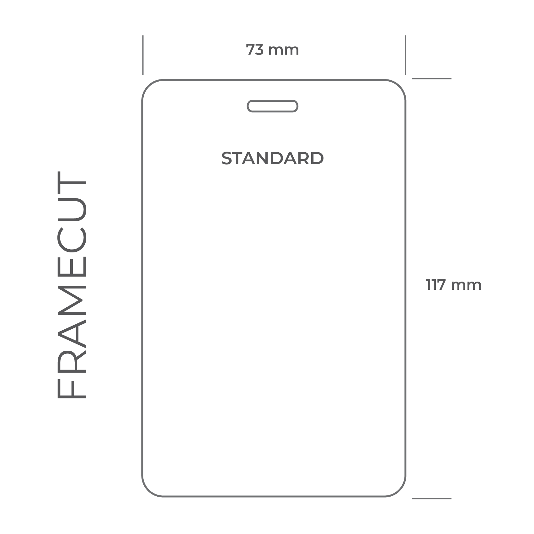 VIP Paket • Framecut Standard (ab 500 Stk.)