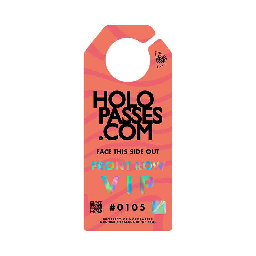 Holopasses Festival Tour Tournee Carpass Parkausweis Innenspiegel