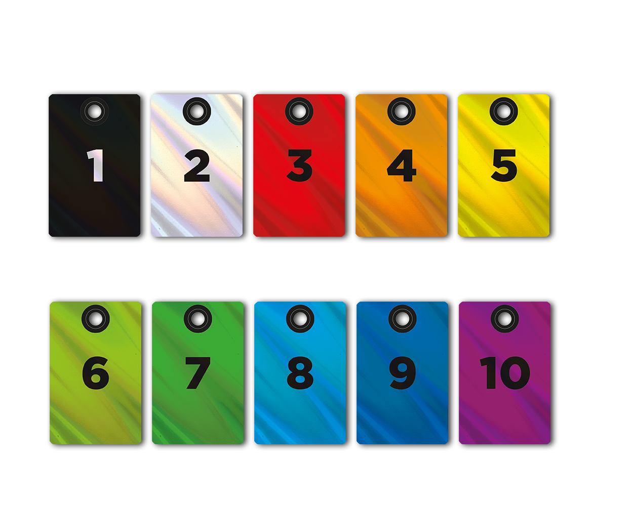 FRAMECUT BAG TAG 10er SET(s) NUMMERIERT (On-Stock) ♻️