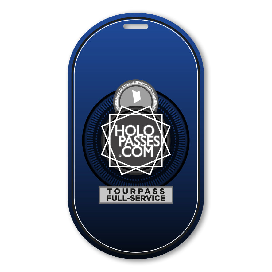 Individuell bedruckter Framecut Pill Backstagepass – Holopasses