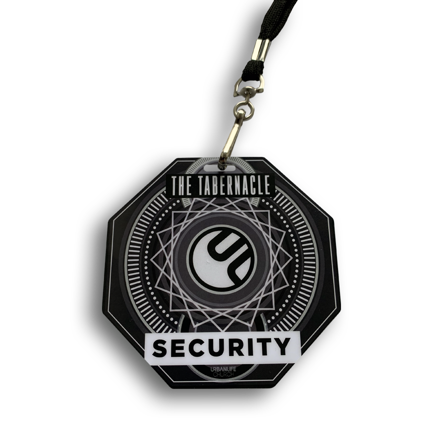 Octagon Backstagepass im Framecut-Design von Holopasses