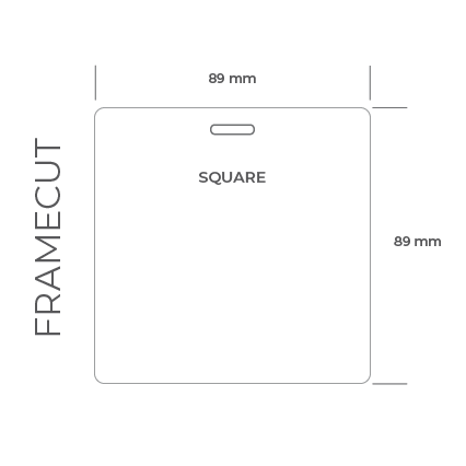 Exklusiver Holopasses Backstagepass Square Framecut für Events