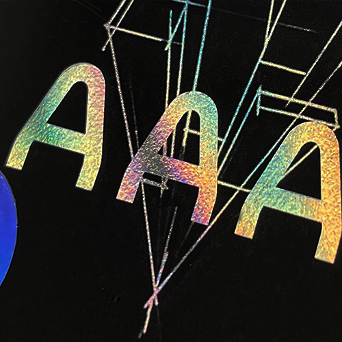 Achteckiger Backstagepass mit Framecut für Events und Zugang