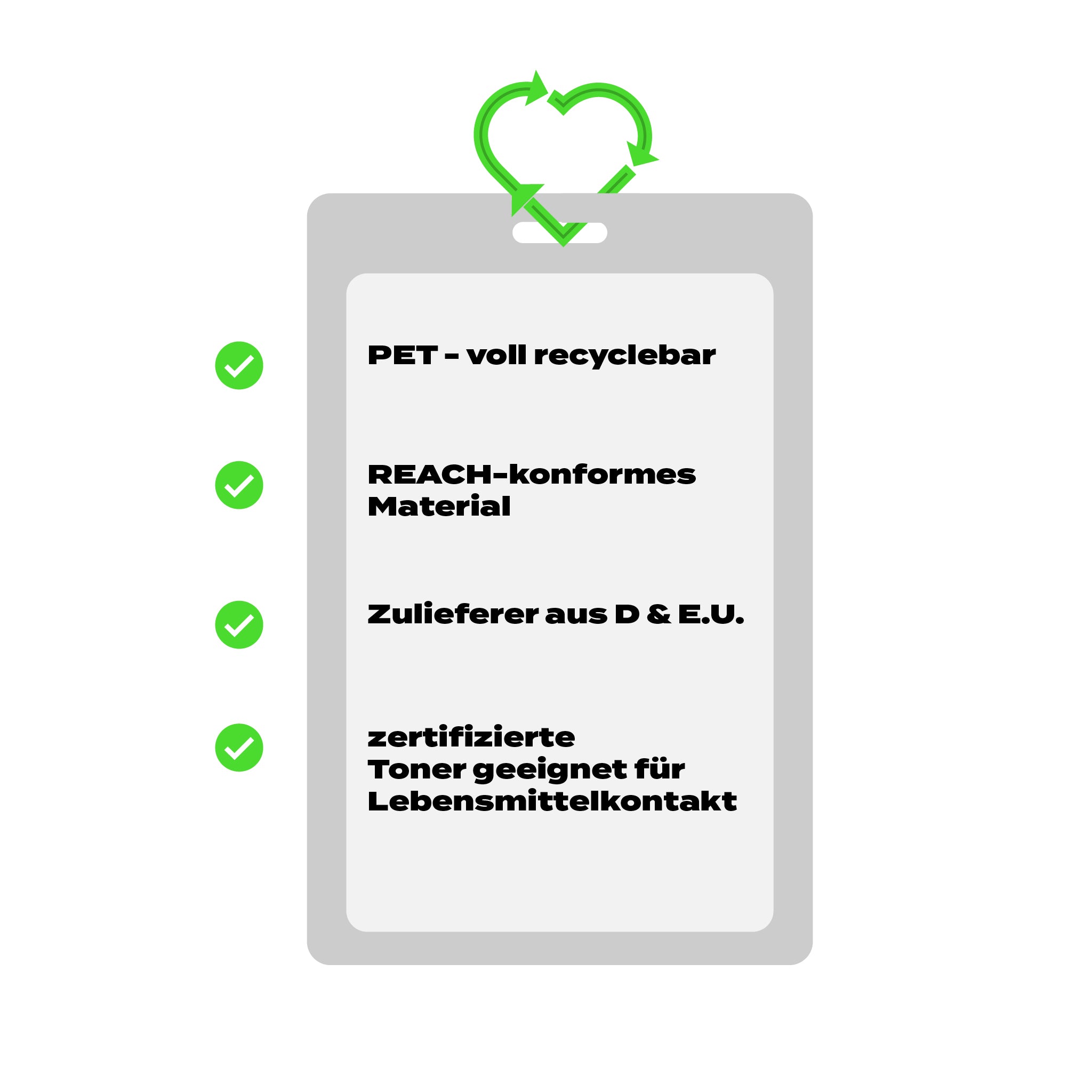 Nachhaltiger Backstagepass im quadratischen Framecut-Design von Holopasses