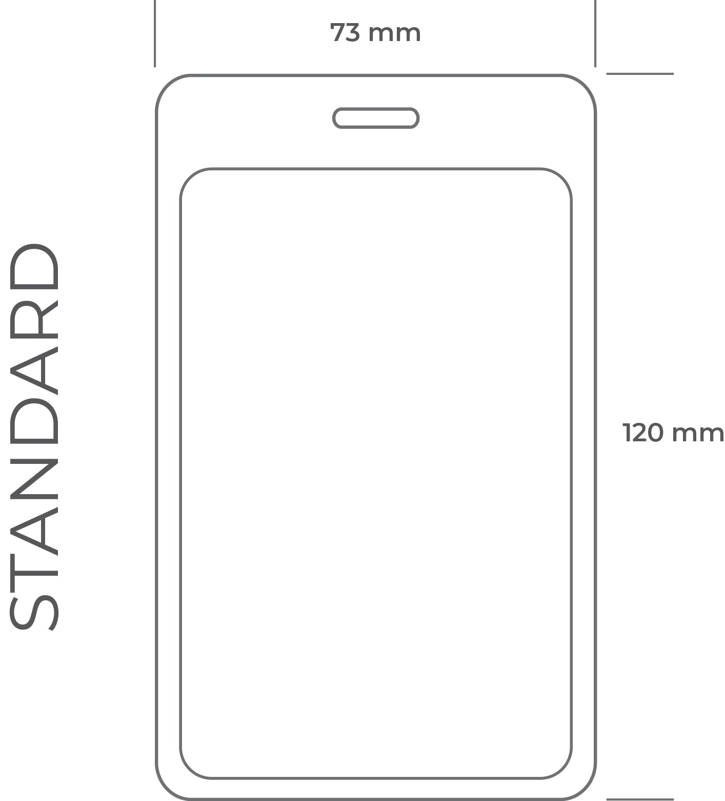 Schutzfolie für einzelne Backstagepässe – Holopasses