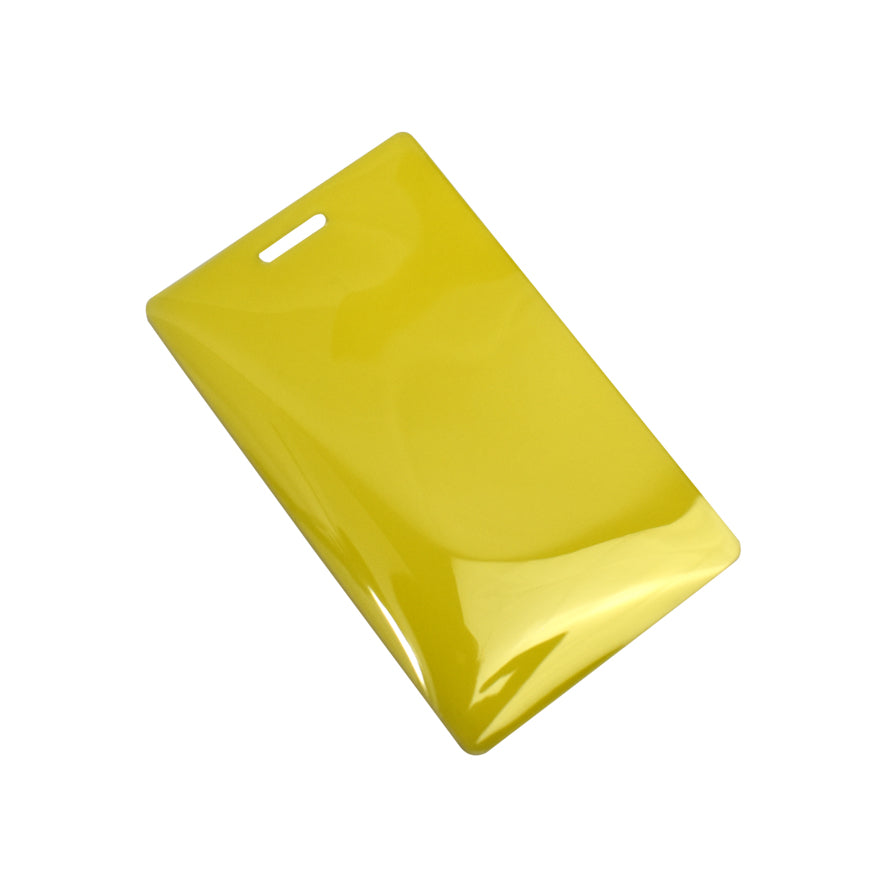 Holopasses Laminierfolien speziell für Backstagepässe Tourausweise Tourpass 65x108mm 500mic farbig halb transparent gelb