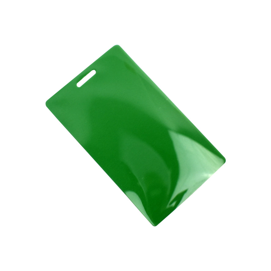 Holopasses Laminierfolien speziell für Backstagepässe Tourausweise Tourpass 65x108mm 500mic farbig halb transparent grün